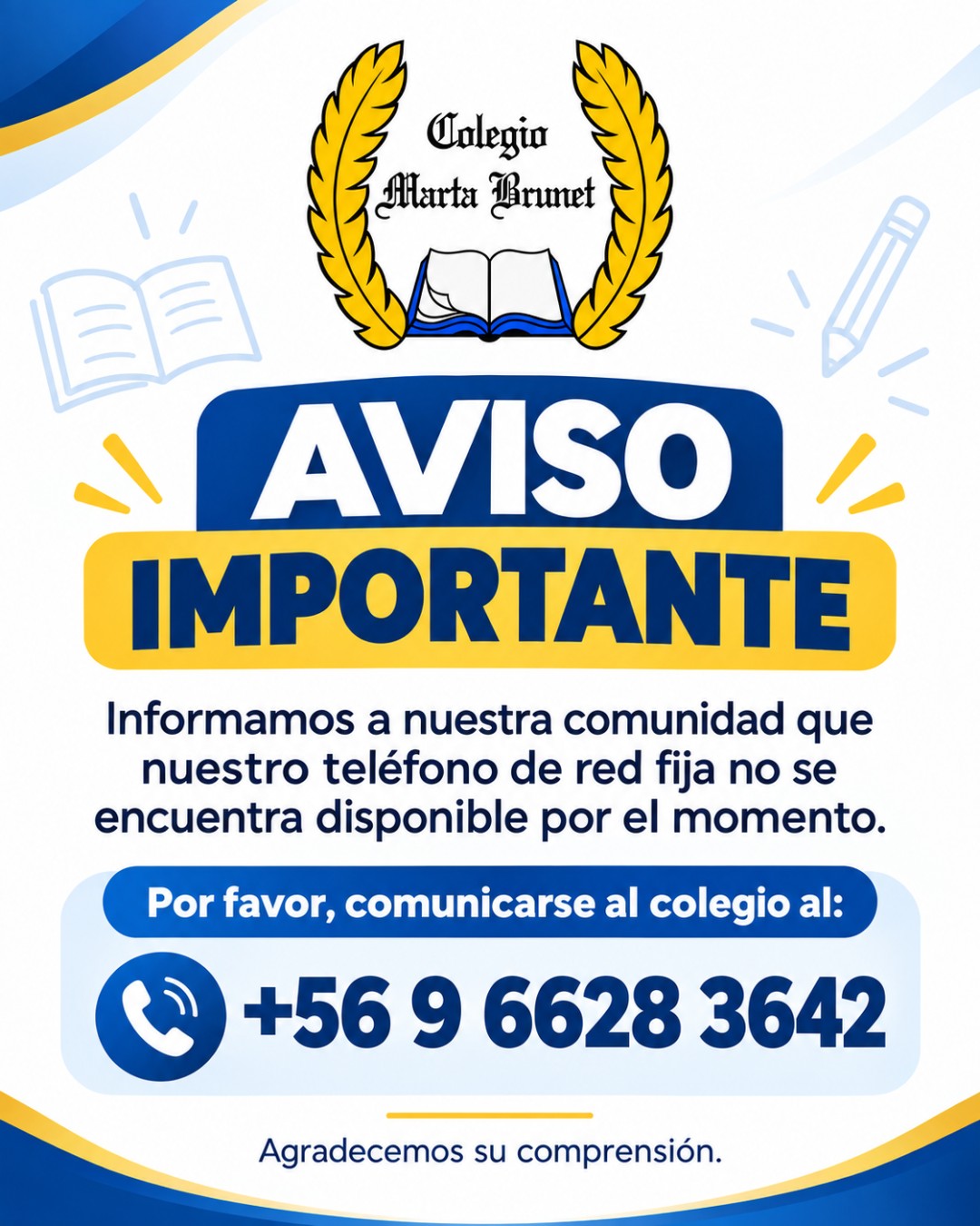 📢 Aviso importante