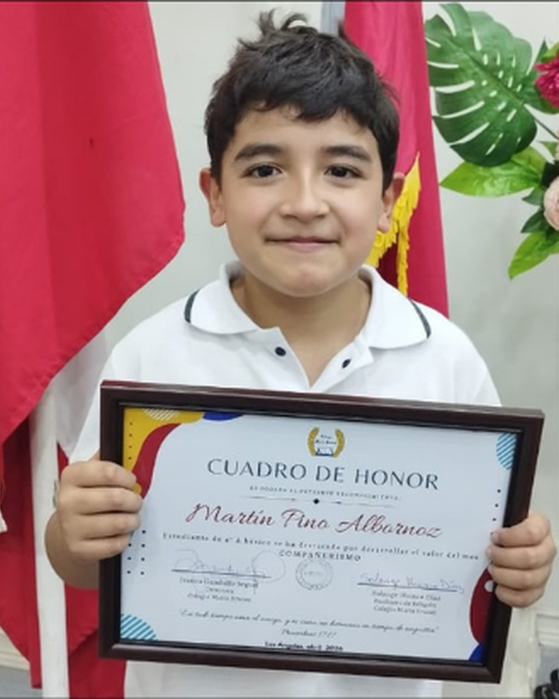 MARTIN IGNACIO PINO ALBORNOZ - 4° Básico A