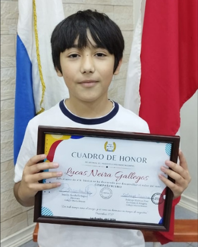 LUCAS ALFONSO NEIRA GALLEGOS - 6° Básico A