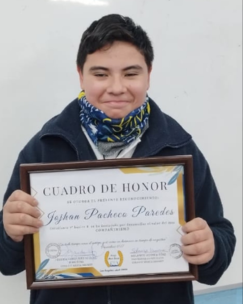 JOJHAN ISAAC PACHECO PAREDES - 7° Básico B