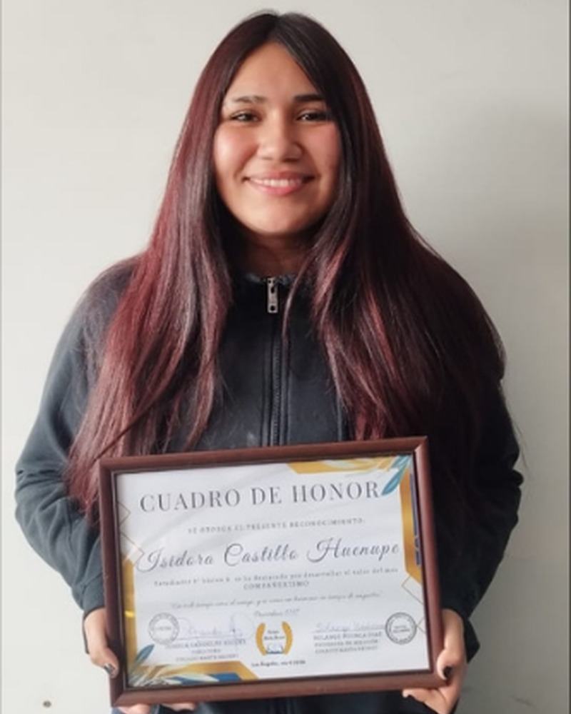 ISIDORA BELÉN CASTILLO HUENUPE - 8° Básico B