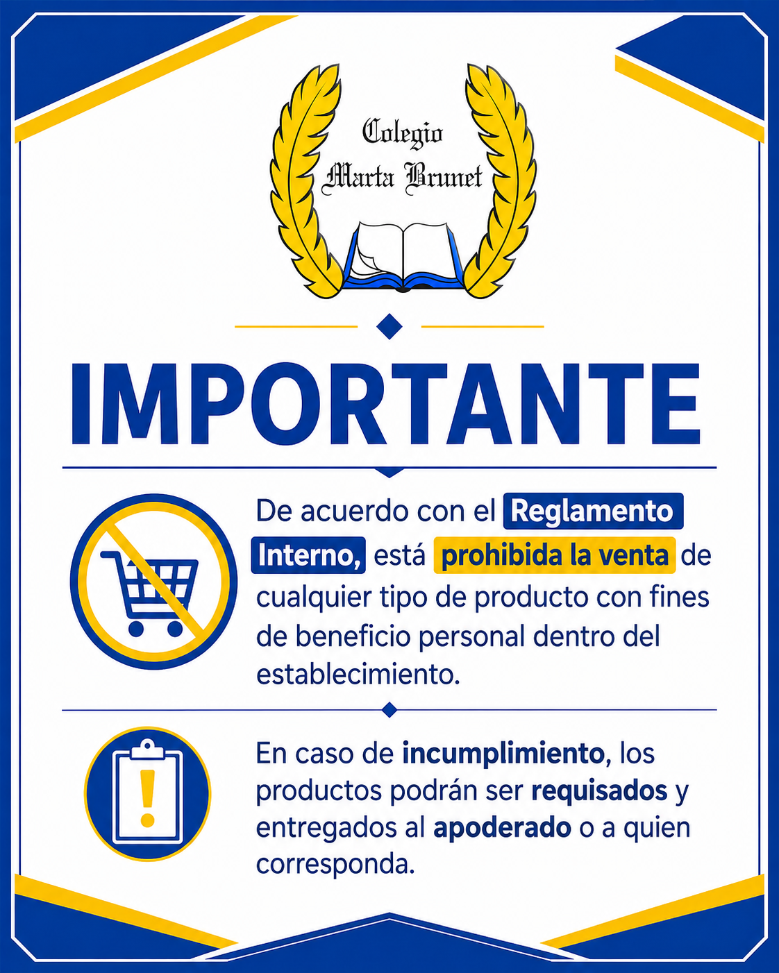 📢 Información importante para nuestra comunidad educativa