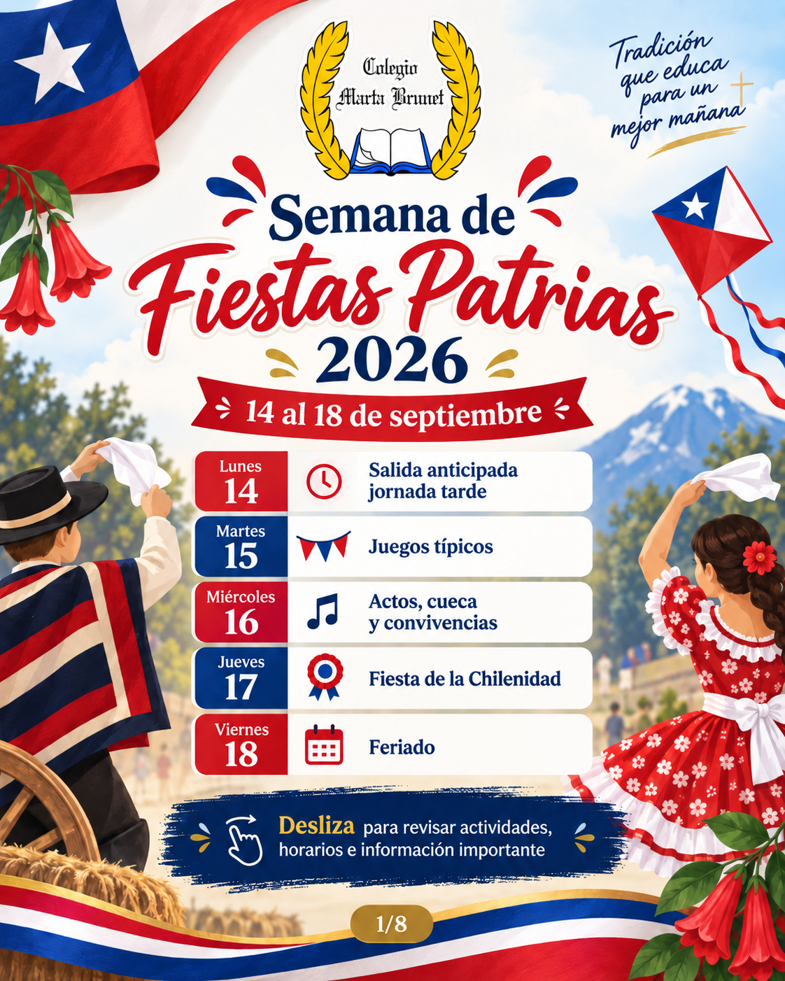 🇨🇱 ¡Vivamos juntos nuestra Semana de Fiestas Patrias 2026! 🇨🇱