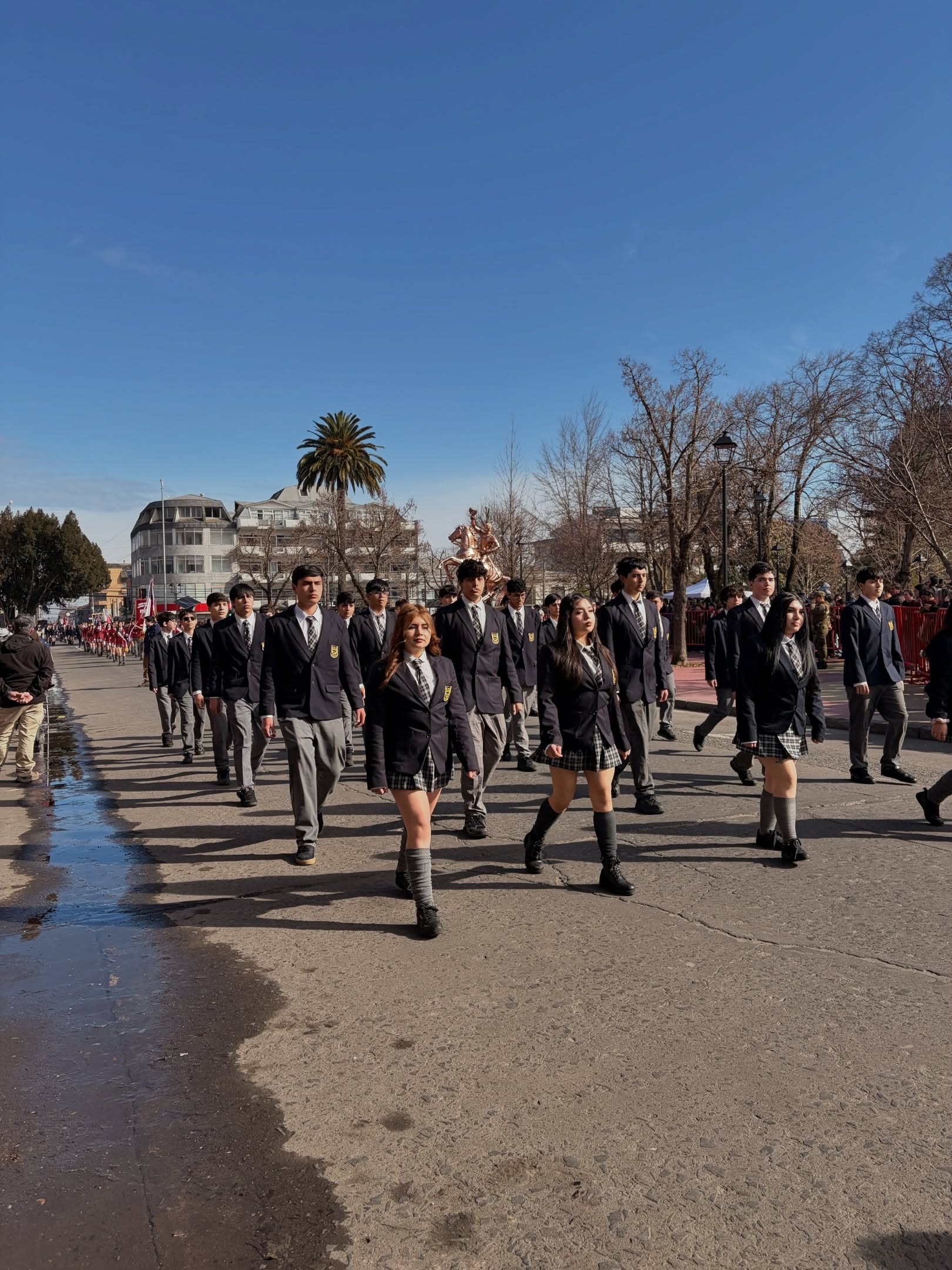 Colegio Marta Brunet presente en la conmemoración del natalicio de Bernardo O’Higgins 🇨🇱